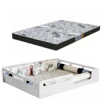 Imagem de Cama Montessoriana Infantil Casal + Colchão Casal Gazin