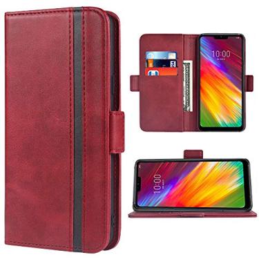 Imagem de Capa de telefone para LG Q7 PSQB, Vermelho