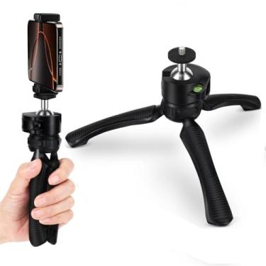Imagem de Digicharge Mini tripé para telefone/câmera compatível com smartphone, iPhone, câmeras digitais e DSLR Gorilla Tri Pod Mount Stand