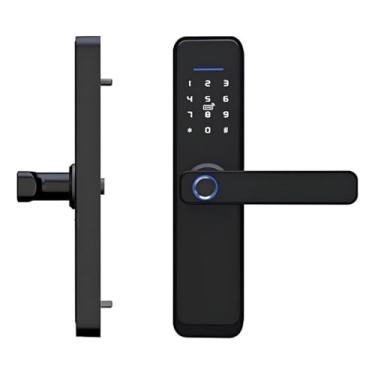 Imagem de Fechadura Eletrônica Digital Biométrica Senha Proximidade