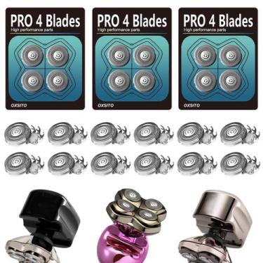 Imagem de Lâminas de reposição OXSITO 12 Pack Pro 4 Head para Pitbulls