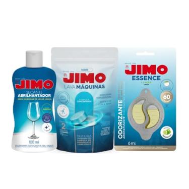 Imagem de Kit Limpa Máquinas De Lavar Louças + Odorizante + Secante Desengordura Louça Brilhante Máquina Sem Odor