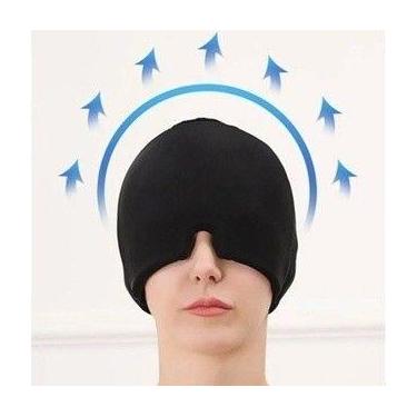 Imagem de Touca Dor de Cabeça Chapéu De Alívio Da Enxaqueca Máscara De Terapia F