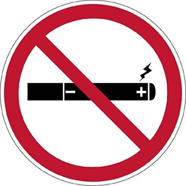 Imagem de NMC Placa de janela para cigarros eletrônicos National Marker M959C não permitida