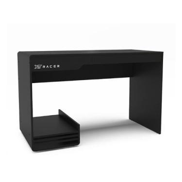 Imagem de Mesa Gamer e Escritório XT RACER LINE Preto Politorno, Preto com Branc