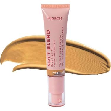 Imagem de Base Líquida Soft Blend Ruby Rose Cobertura Média Acabamento Matte 30g
