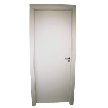 Imagem de Kit Porta de Madeira Completa 213x94cm Batente 16cm Lado Direito Cinza TX