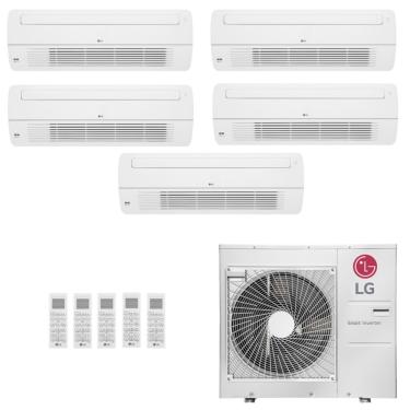 Imagem de Ar-Condicionado Multi Split Inverter LG 48.000 (5x Evap Cassete 1 Via 7.000) Quente/Frio 220V								