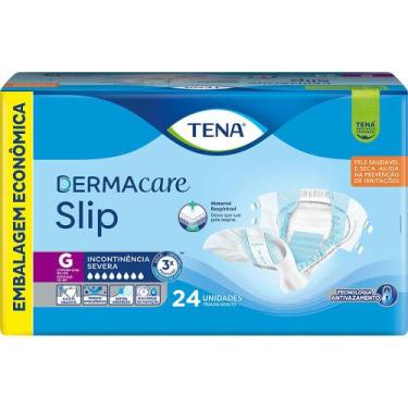 Imagem de Fralda Geriátrica Tena Slip Dermacare G 24 Unidades