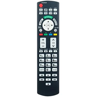 Imagem de Controle remoto de substituição N2QAYB000571 para Panasonic TV TC-P65VT30 TC-L37DT30 TC-P55GT30 TC-P55VT30 TC-P60GT30 TC-P50GT30 TC-P55VT30 TC-65PST34 TC-P65 GT30 TC-L32DT30 TC-P65VT30