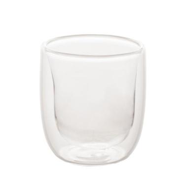 Imagem de Kit 2 Copos Vidro Duplo Café 100ml Resistente ao Calor - Wolff