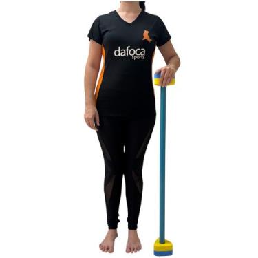 Imagem de Halter em Barra Para Hidroginástica DF1120-AZ 1 a 2kg Azul e Amarelo D