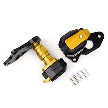 Imagem de Acc-Creativity Motocicleta CNC Alumínio Motor Crash Guard Case Frame Sliders Protector Proteção contra quedas Compatível com Suzuki GSXR600 2006-2016 (Ouro)
