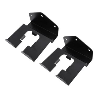 Imagem de Cabide para ferramentas elétricas, 2 conjuntos de cabides de aço para cortadores de grama, aparadores de cerca viva, aparadores de garagem, ferramentas de jardim, fácil