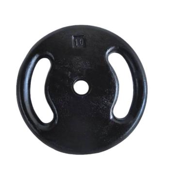 Imagem de Anilha Ferro Fundido Pintada Academia 10 Kg