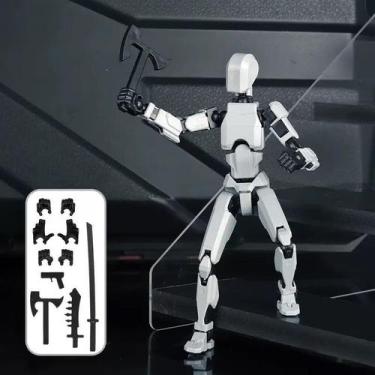Imagem de Boneco Dummy 13 Articulado - Kit Montagem 3D com 4 Armas, Presente Cri