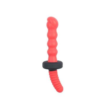 Imagem de Vibrador Flexível Ondulado Com 10 Vibrações E Luz De Led - Minority - Nanma - Cor: Vermelho