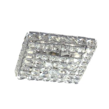 Imagem de Plafon Taschibra Moder Cristal Quadrado Led Dual Color Bivolt
