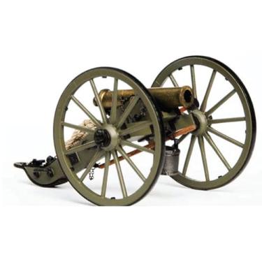 Imagem de Guns of History Mountain Howitzer 12 libras – Kit de modelo todo em metal em escala 1:16 – Réplica de artilharia da Guerra Civil Americana – Nível de habilidade intermediário – MS4014