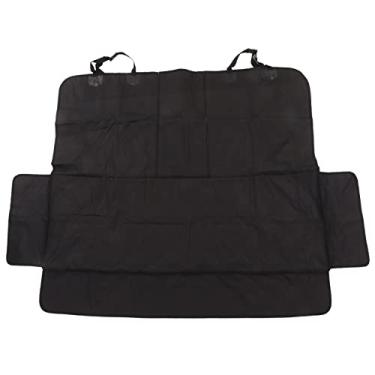 Imagem de Capa de assento de cachorro Capinho de carro de carro respirável Protetor de banco de animais dobrável Back para cães gatos viajam de camping oxford pano 30.3x17.7x52.4inin