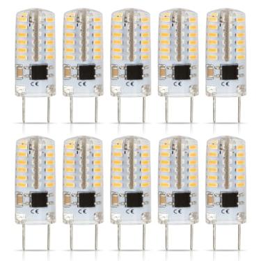 Imagem de Simba Lighting Lâmpada Led G8 Regulável (Pacote Com 10) 1,5 W T4 37 Mm 20 Halógena De Reposição Para Luzes Destaque, Luminária Mesa, Pendente 120 V Jcd Base Bi-Pino, Branco Suave 3000 K