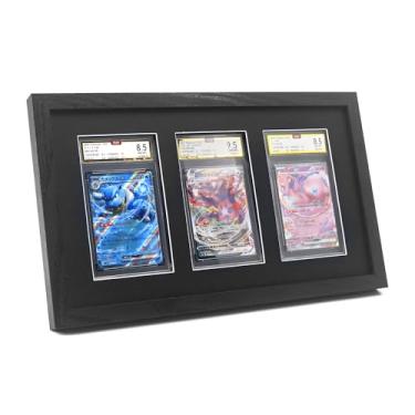 Imagem de FramePro Moldura Para Exibição De Cartas Com Classificação Psa, Suporte Parede Troca Beisebol, Adequado Apenas Basquete, Futebol, Hóquei, Pokémon, Mtg, Yu-Gi-Oh! 3