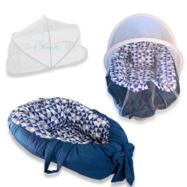 Imagem de Ninho Redutor de Berço para Bebê com Mosquiteiro Várias Estampas - VM 