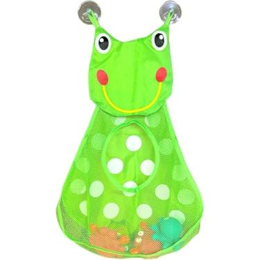 Imagem de Saco Organizador De Brinquedos Para Banheiro Banho Bebe Rede SAPINHO (VERDE)