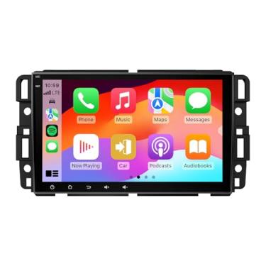 Imagem de Eonon Android 14 estéreo automotivo compatível com GMC/Chevy/Buick Wireless CarPlay e Android Auto, rádio automotivo com tela sensível ao toque de 8 polegadas, SWC, Bluetooth, navegação, câmera