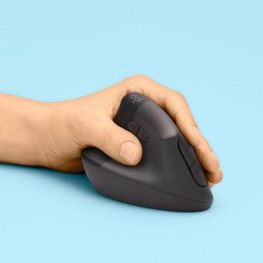 Imagem de Mouse Logitech Lift Ergonomico Esquerdo - Grafite (910-006467)
