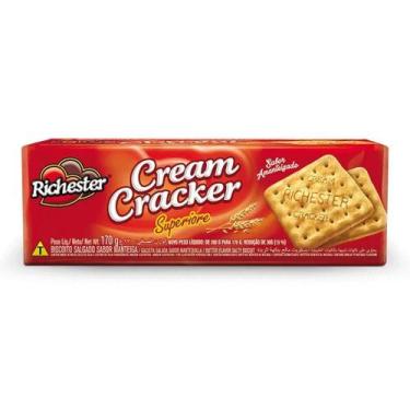 Imagem de Biscoito Richester Cream Cracker Superiore Sabor Amanteigado 170g