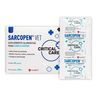 Imagem de Sarcopen Vet Suplemento Alimentar Para Cães Gatos 30 Sachês