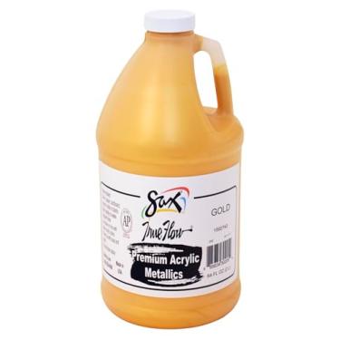 Imagem de Sax - 5082 Versatemp Premium Acrílico de Corpo Pesado Metálico, 1/2 Galão, Dourado