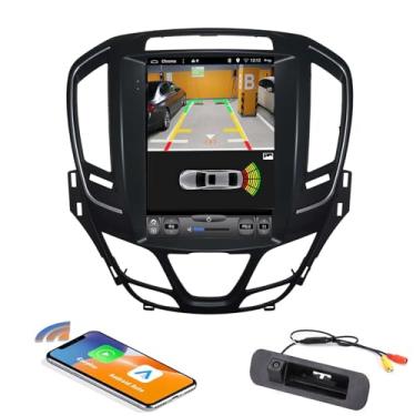 Imagem de Rádio veicular HD de 24,6 cm, navegação GPS, reprodutor de tela sensível ao toque, para Buick Excelle GT XT/Opel Vauxhall Holden Insignia A Country Tourer G09 MK I A (com câmera com alça de porta-mala