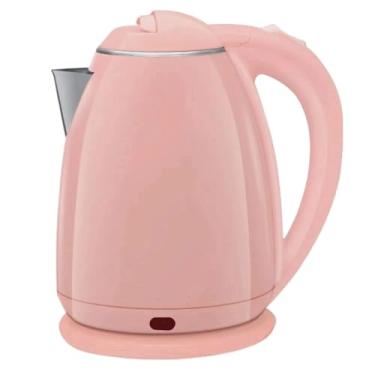 Imagem de Chaleira elétrica Jarra 110V/220V Cores Rosa Cinza Branca (110V,Rosa)