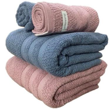 Imagem de Jogo Toalha Banhão Buddemeyer Vanilla Extra Soft Algodão 4 pçs, ROSA 1