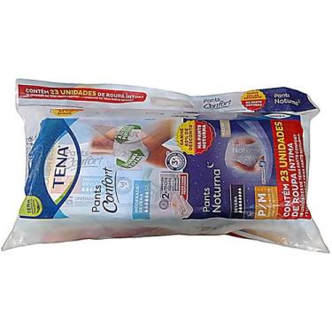 Imagem de Kit Promo Tena Pants Confort e Noturna P/M - 23 Unidades