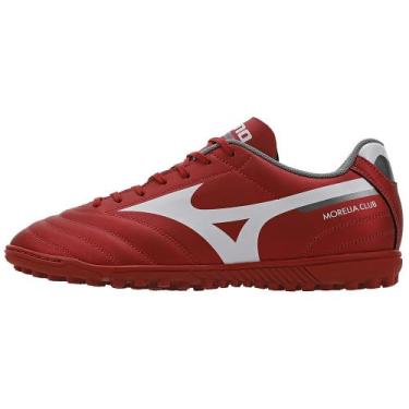 Imagem de Chuteira Society Mizuno Morelia Club AS Masculina, Vermelho, 40