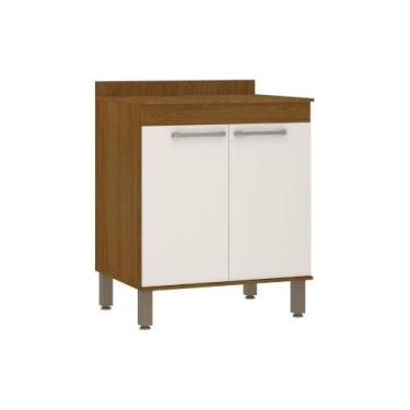 Imagem de Balcão Para Pia Modena 70cm  2 Portas com Tampo MDP  Luciane, Areia