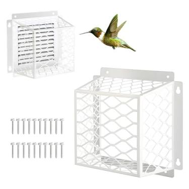 Imagem de Protetor de pássaros para ventilação de secador - 2 peças de capa de malha de metal para ventilação de 7,6 cm - 10 cm e exaustor de banheiro - gaiola de ventilação de 17,8 cm x 17,8 cm x 12,7 cm