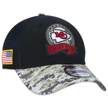 Imagem de Boné 9Forty Kansas City Chiefs Salute To Service 2022 Trucker Aba Curva New Era Masculino-Masculino