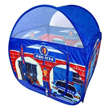 Imagem de Barraca Infantil Polícia Grande Dobrável + 50 Bolinhas