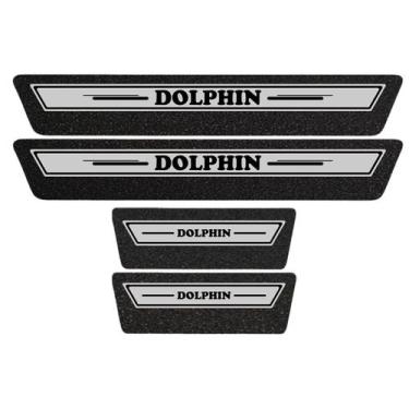 Imagem de Soleira Protetora Porta Premium Prata Dolphin 2023 2024 - Jhow Adesivo