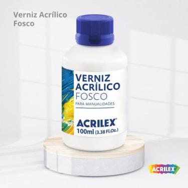 Imagem de Verniz acril.fosco - pet/100mlsem cor - ACRILEX