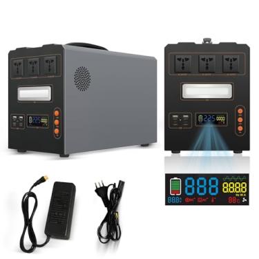 Imagem de IIGENAI Gerador de Energia Portatil, Bateria 1087Wh, 220V, Potência Nominal 1000W, Pico de 2000W,Estação de Energia para Camping, Falta de Energia