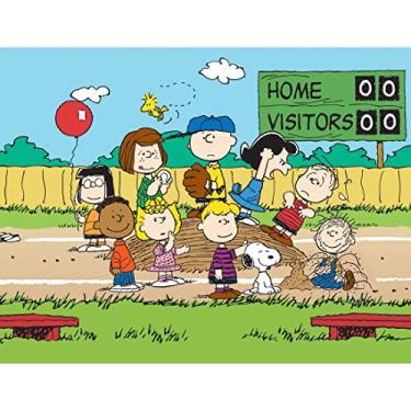 Imagem de Rose Art Quebra-cabeça Peanuts 100 peças Beisebol
