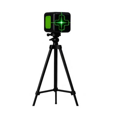 Imagem de Nível a Laser 2 Linhas Profissional Portátil Bateria Recarregável Autonivelante Com Tripé de 1,00M