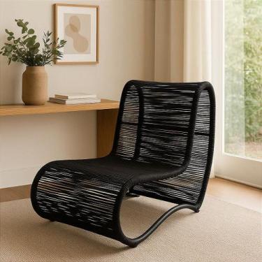 Imagem de Poltrona Leroy em Corda Náutica e Alumínio para Área Externa e Interna