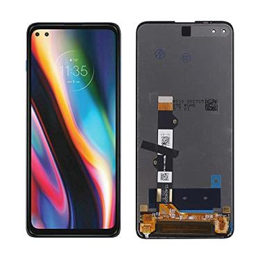 Imagem de SwarKing Substituição compatível com Motorola Moto G 5G Plus XT2075 XT2075-2 XT2075-3 (preto sem moldura) Montagem digitalizador de tela LCD sensível ao toque com ferramentas de reparo - 17.0 cm