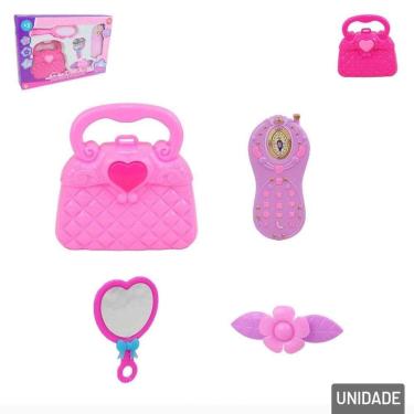Imagem de KIT Salão de Beleza 05 Peças Infantil Color - Tudo em Caixa